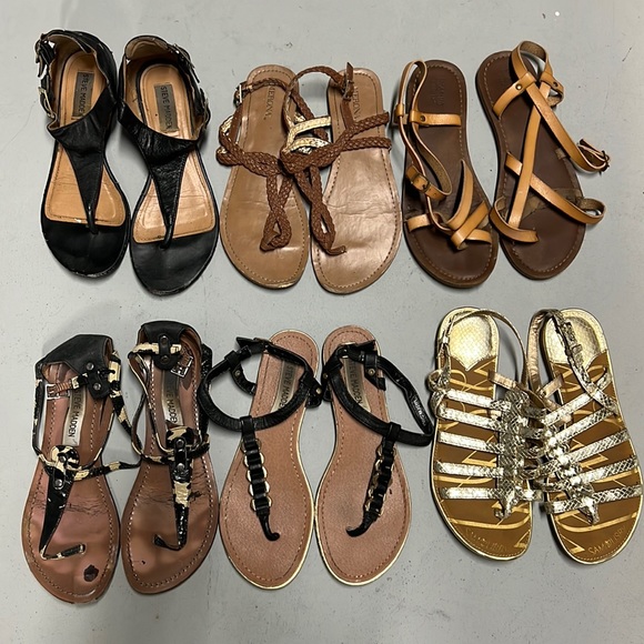 Sam & Libby Shoes - (6) Pairs Sandals Sam & Libby Steve Madden Merona Mossimo